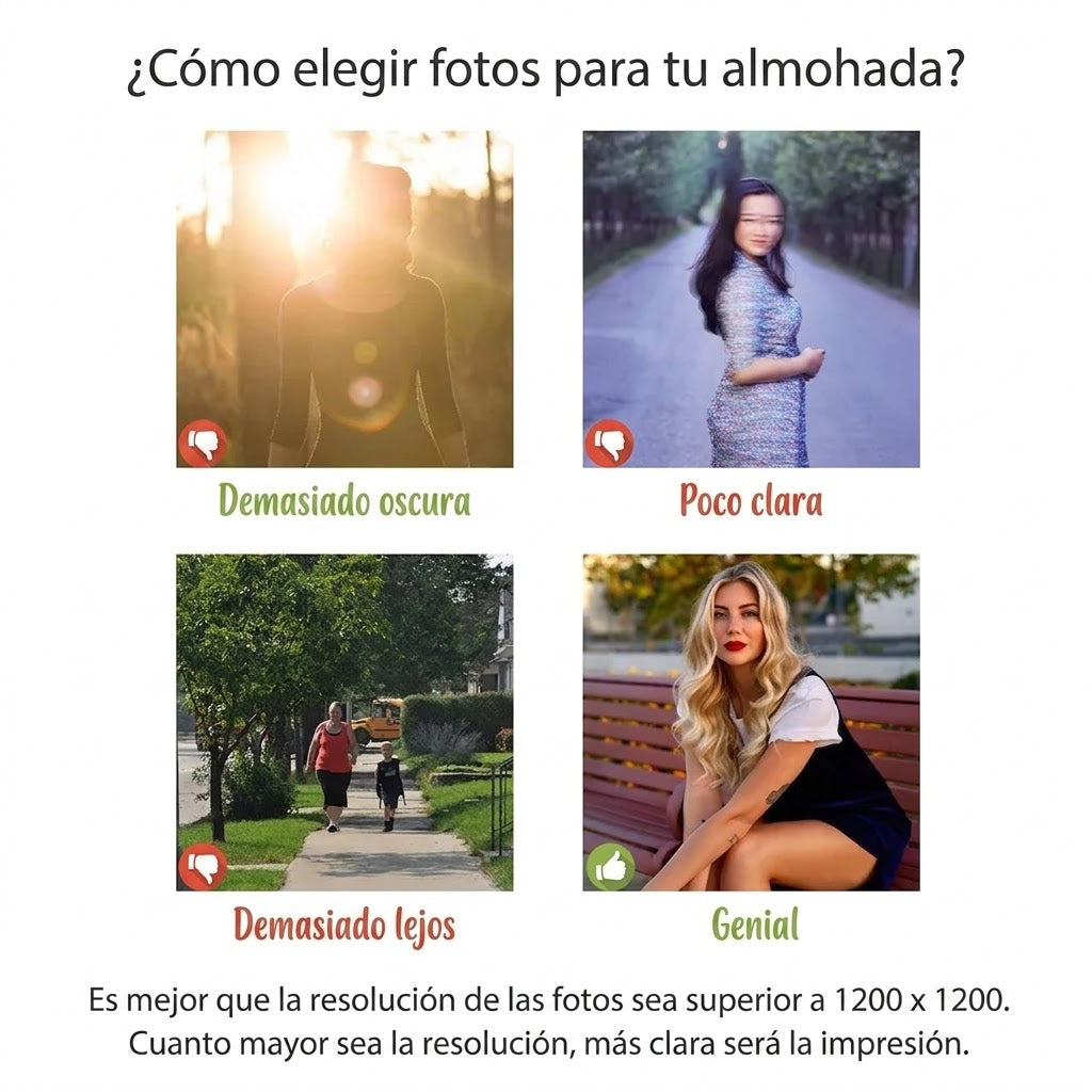 Almohada personalizada con dos fotos, funda de cojín con foto de doble cara personalizada, cojines decorativos