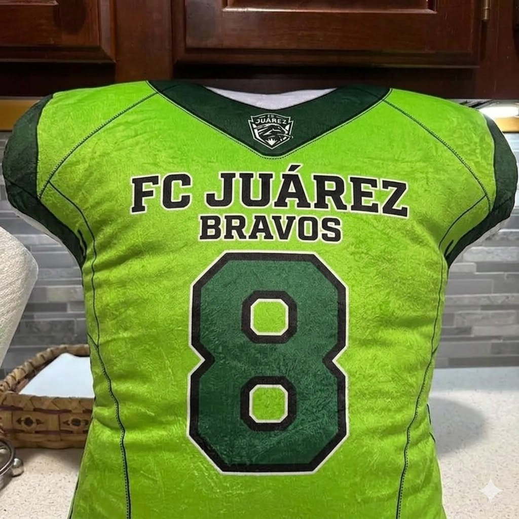 Cojín de Jersey Deportivo Personalizado – Edición Especial para Equipos por ALV Regalos Originales