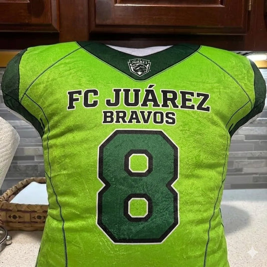 Cojín de Jersey Deportivo Personalizado – Edición Especial para Equipos por ALV Regalos Originales