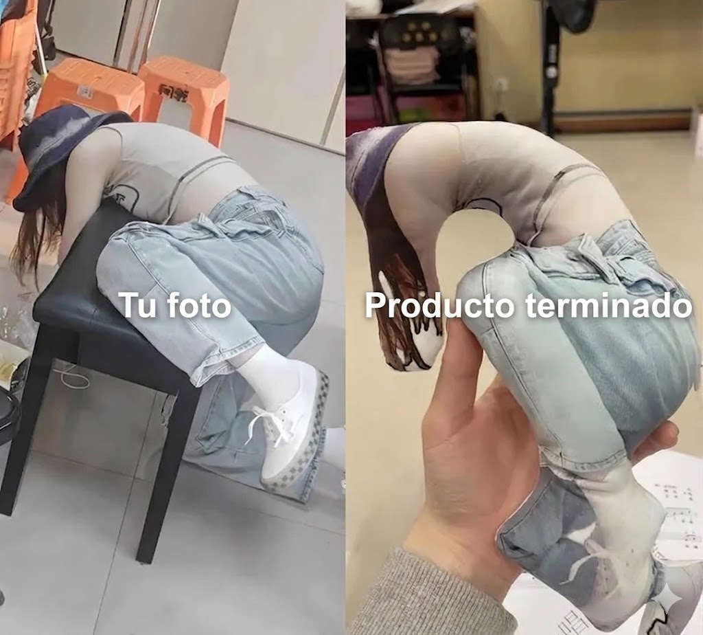 Almohada de Cara Fea Personalizada – Cojín de Broma con Foto 3D