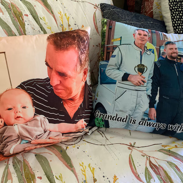 Almohada personalizada con dos fotos, funda de cojín con foto de doble cara personalizada, cojines decorativos