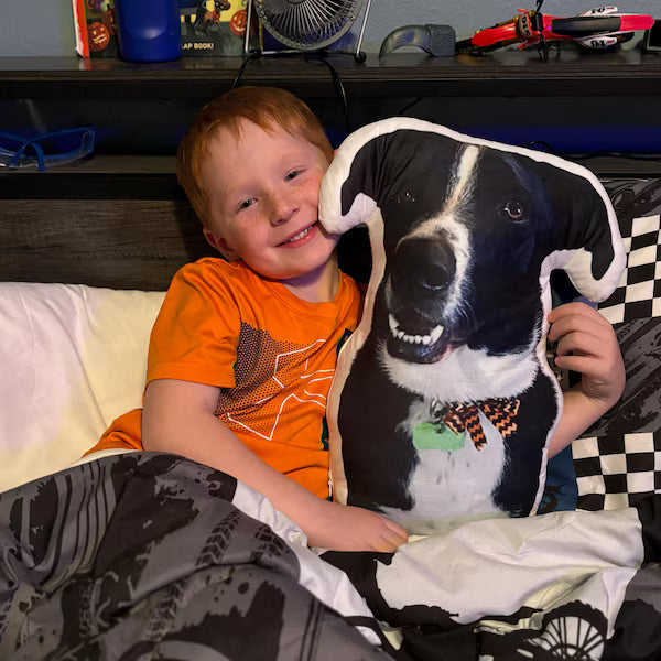 Almohada Conmemorativa para Mascotas – Cojín con Forma 3D de tu Perro o Gato