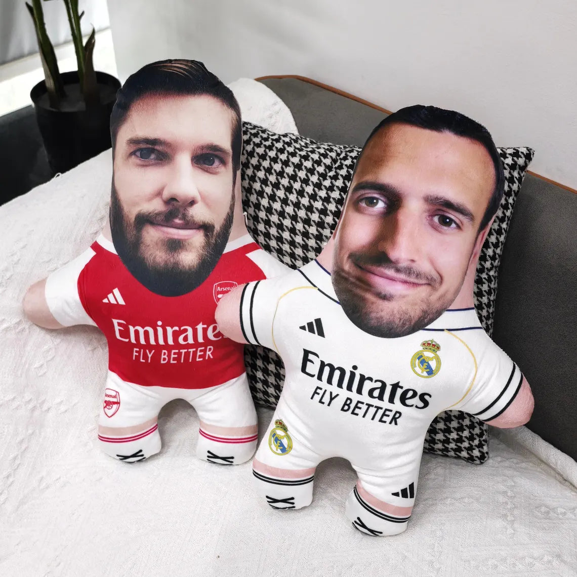 Almohada de Fútbol Personalizada – Cojín de Broma 3D con Jersey de tu Equipo