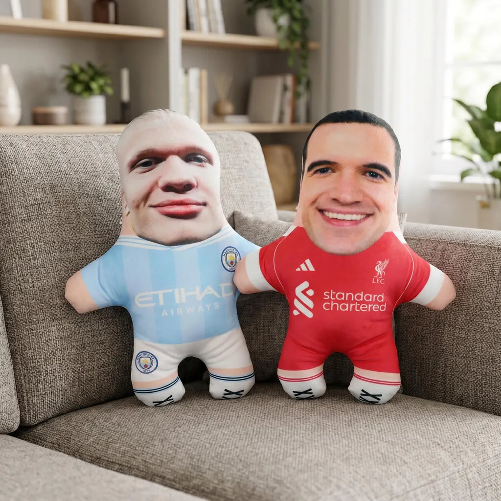 Almohada de Fútbol Personalizada – Cojín de Broma 3D con Jersey de tu Equipo