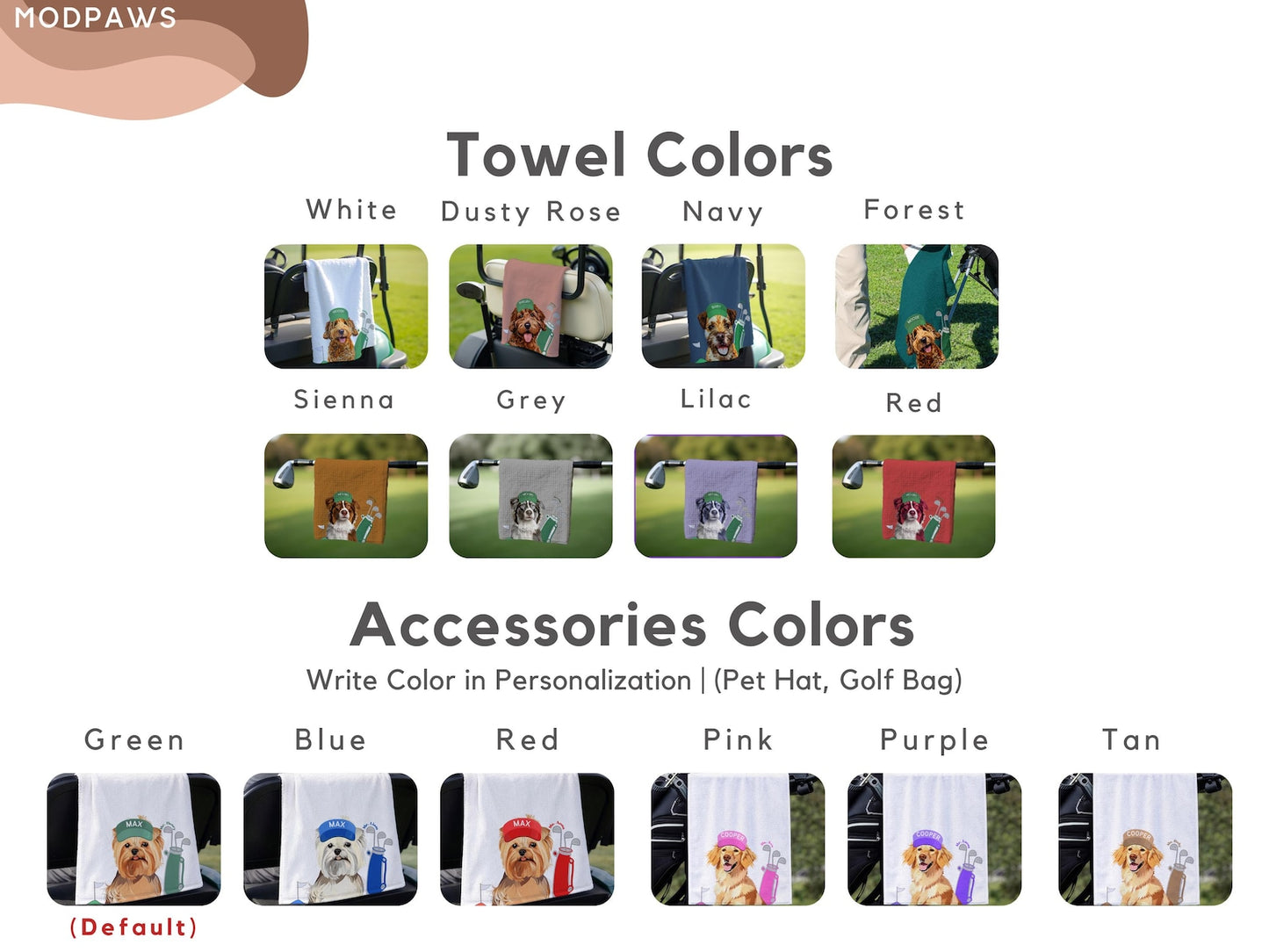 Toalla de Golf Personalizada – Trapo de Microfibra Premium con Foto de tu Mascota y Nombre