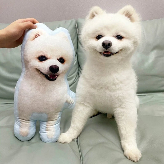 Almohada Conmemorativa para Mascotas – Cojín con Forma 3D de tu Perro o Gato